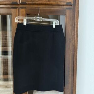 Talbots Classic Black Pencil Skirt
